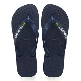 Havaianas: Тёмные шлёпанцы 