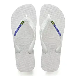 Havaianas: Белые шлёпанцы 