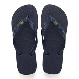 Havaianas: Тёмные шлёпанцы 
