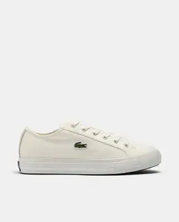 Lacoste: Белые кроссовки 