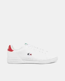Lacoste: Белые кроссовки 
