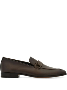 Ferragamo: Коричневые туфли  Gancini