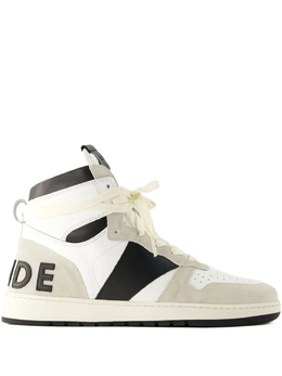 Rhude: Белые кроссовки 