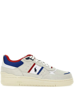 Polo Ralph Lauren: Белые кроссовки 