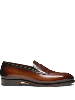 Santoni: Коричневые туфли 