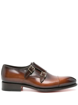 Santoni: Коричневые туфли 