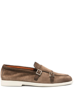 Santoni: Коричневые туфли 