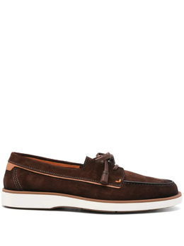 Santoni: Коричневые туфли 