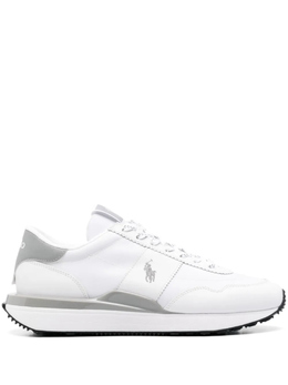 Polo Ralph Lauren: Белые кроссовки 