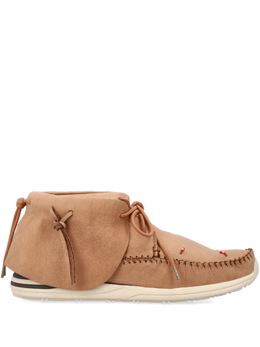 Visvim: Коричневые кроссовки 
