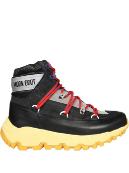 Moon Boot: Чёрные ботинки 