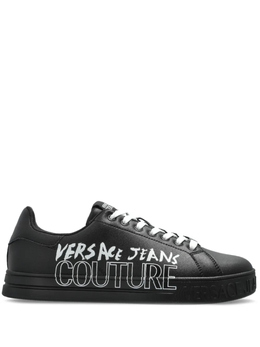 Versace Jeans Couture: Чёрные кроссовки 