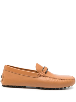 Tod's: Коричневые мокасины  Gommino