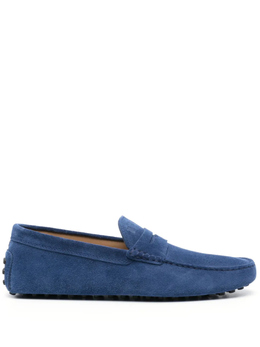 Tod's: Синие туфли  Gommino