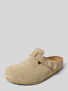 Birkenstock: Шлёпанцы цвета хаки 
