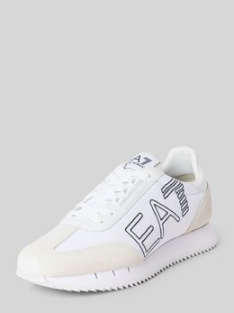 EA7 Emporio Armani: Белые кроссовки 