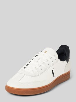 Polo Ralph Lauren: Белые кроссовки 