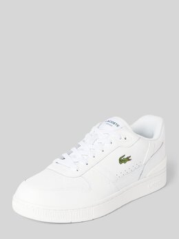 Lacoste: Белые кроссовки 