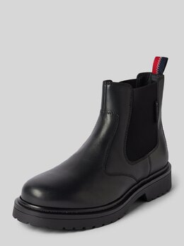 Tommy Jeans: Чёрные ботинки 