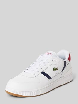 Lacoste: Белые кроссовки 