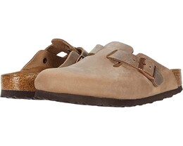 Birkenstock: Коричневые сабо  Boston