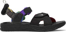 Nike: Чёрные сандалии  Air