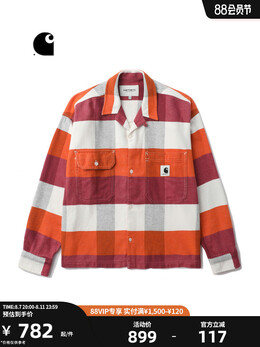 Carhartt WIP: Оранжевая рубашка 