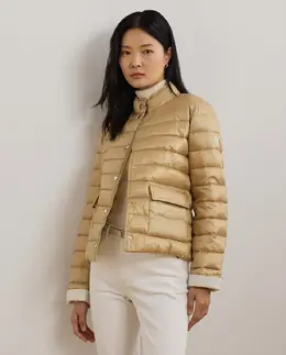 Lauren Ralph Lauren: Пуховик с воротником 