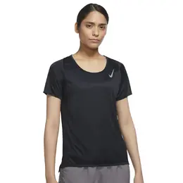 Nike: Чёрная футболка  Dri FIT