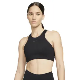Nike: Чёрный топ  Dri-FIT Swoosh