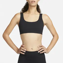 Nike: Чёрный топ 