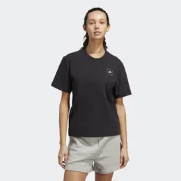 Adidas: Чёрная футболка 