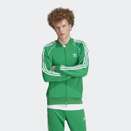 Adidas: Зелёный свитшот  Adicolor Classics