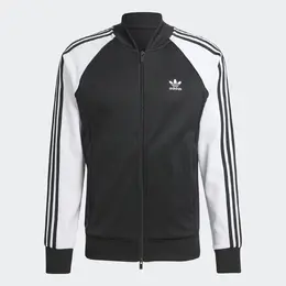 Adidas: Чёрная куртка  Adicolor Classics