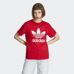 Adidas: Красная футболка  Adicolor Classics