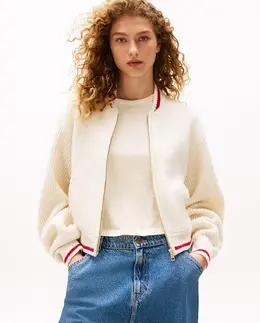 Tommy Hilfiger: Трикотажная куртка  TH