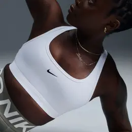 Nike: Белый топ  Swoosh
