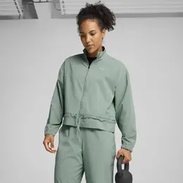 PUMA: Зелёная куртка 