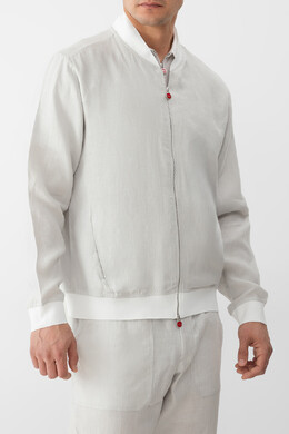 Kiton: Светлая куртка 