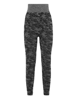 Plein Sport: Чёрные легинсы 