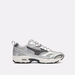 Mizuno: Серебристые кроссовки 