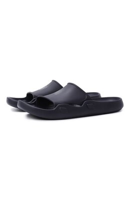 Emporio Armani: Синие шлёпанцы 