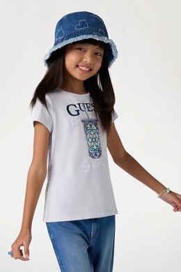 Guess: Хлопковая футболка 