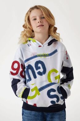 Guess: Хлопковая толстовка 
