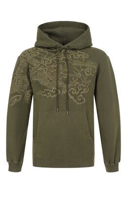 Maharishi: Толстовка цвета хаки 