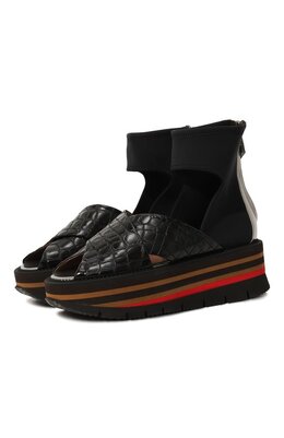 Pollini: Чёрные босоножки 
