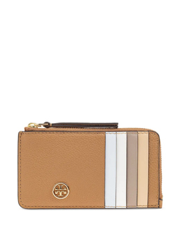 Tory Burch: Коричневый кошелёк 