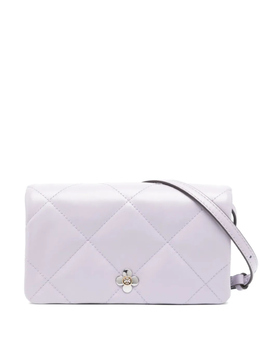 Tory Burch: Фиолетовый кошелёк  Kira