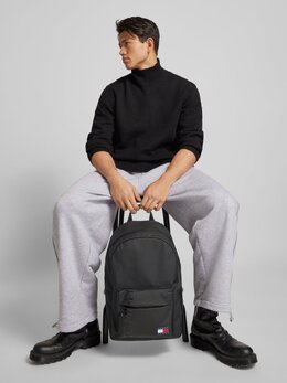 Tommy Jeans: Чёрный рюкзак 
