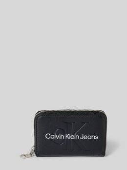Calvin Klein Jeans: Чёрный кошелёк 